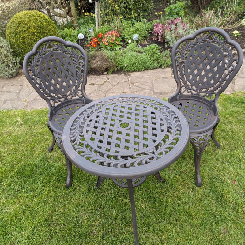 2 Seater Aluminium Patio And Balconies Sets Bistro Sets